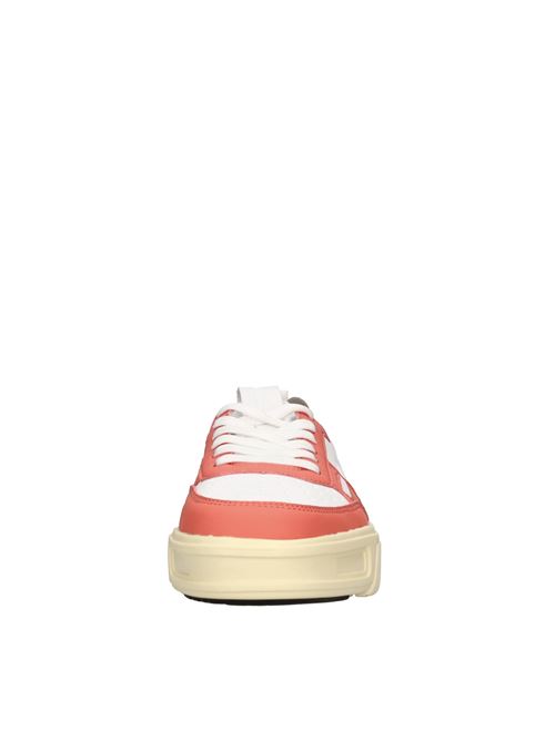 Sneakers model SHOES REFLEX TWICE in leather and eco-leather FESSURA | SHOES REFLEX TWICEBIANCO-CORAL